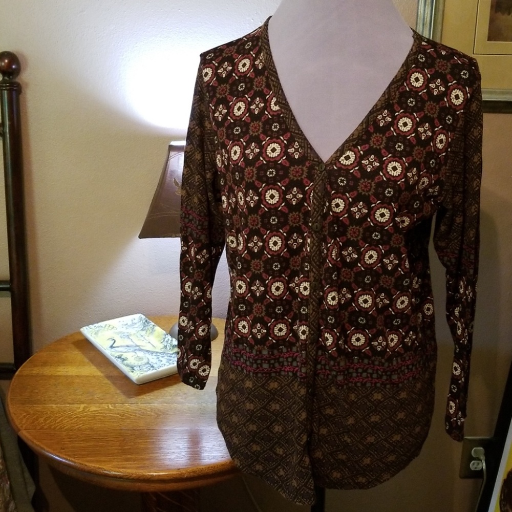 Lucky Brand Dressy Tshirt L